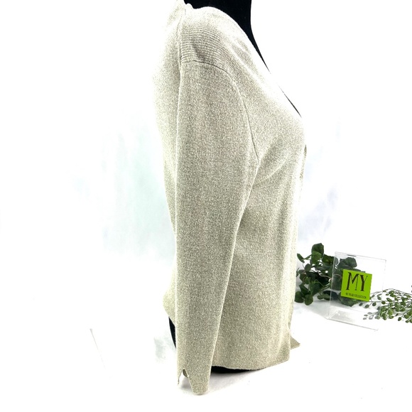 Sigrid Olsen Sport Cream Color Lightweight Sweater Size S - Picture 6 of 13